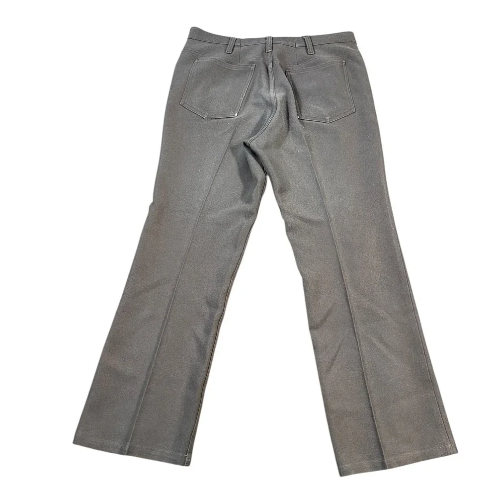 Vtg 60's 70's Levi's BROWN‎ Dacron Pants USA FITS 35x29